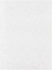 Made in USA - 3 x 4", Flush Cut Foam Pouches - White - Industrial Tool & Supply