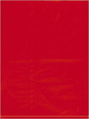 Value Collection - 9 x 12", 2 mil Flat Polybags - Red - Industrial Tool & Supply