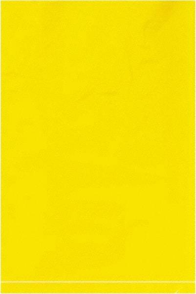 Value Collection - 6 x 9", 2 mil Flat Polybags - Yellow - Industrial Tool & Supply