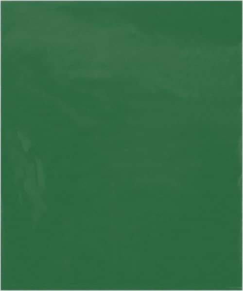 Value Collection - 15 x 18", 2 mil Flat Polybags - Green - Industrial Tool & Supply