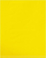 Value Collection - 12 x 15", 2 mil Flat Polybags - Yellow - Industrial Tool & Supply