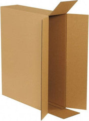 Made in USA - 6" Wide x 26" Long x 20" High Rectangle Corrugated Shipping Box - 1 Wall, Kraft (Color), 65 Lb Capacity - Industrial Tool & Supply