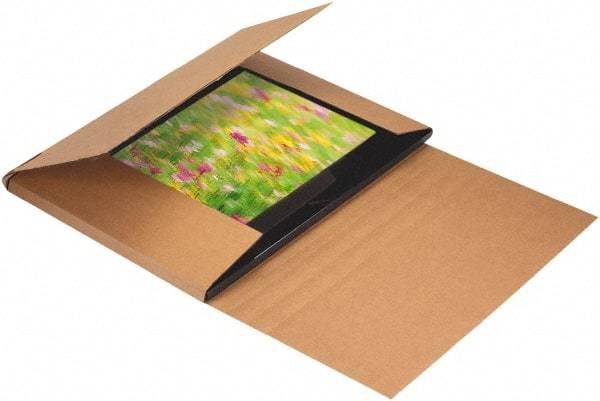 Made in USA - 24" Wide x 30" Long x 6" High Rectangle Crush Proof Mailers - 1 Wall, Kraft (Color) - Industrial Tool & Supply