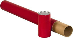 Made in USA - 3" Diam x 30" Long Round Telescoping Mailing Tubes - 2 Walls, Red - Industrial Tool & Supply