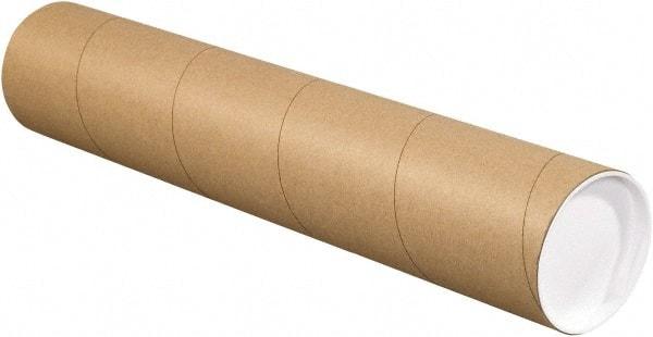 Made in USA - 4" Diam x 42" Long Round Kraft Mailing Tubes - 1 Wall, Kraft (Color) - Industrial Tool & Supply