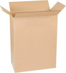 Made in USA - 13" Wide x 24" Long x 31" High Rectangle Multi-Depth Box - 1 Wall, Kraft (Color), 65 Lb Capacity - Industrial Tool & Supply