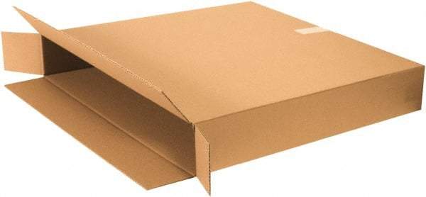 Made in USA - 6" Wide x 40" Long x 40" High Rectangle Corrugated Shipping Box - 1 Wall, Kraft (Color), 95 Lb Capacity - Industrial Tool & Supply