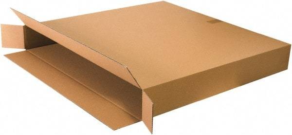 Made in USA - 6" Wide x 36" Long x 36" High Rectangle Corrugated Shipping Box - 1 Wall, Kraft (Color), 95 Lb Capacity - Industrial Tool & Supply