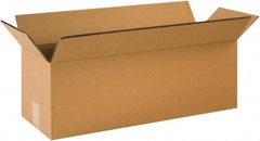 Made in USA - 16" Wide x 48" Long x 16" High Rectangle Heavy Duty Corrugated Box - 2 Walls, Kraft (Color), 100 Lb Capacity - Industrial Tool & Supply