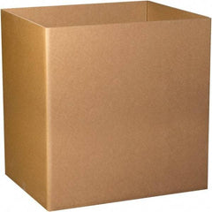 Made in USA - 40" Wide x 48" Long x 24" High Rectangle Heavy Duty Corrugated Box - 3 Walls, Kraft (Color), 280 Lb Capacity - Industrial Tool & Supply