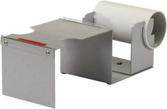 Import - 4" Wide, Single Roll, Manual Table/Desk Tape Dispenser - Metal, Unlimited Dispensed Tape Length - Industrial Tool & Supply