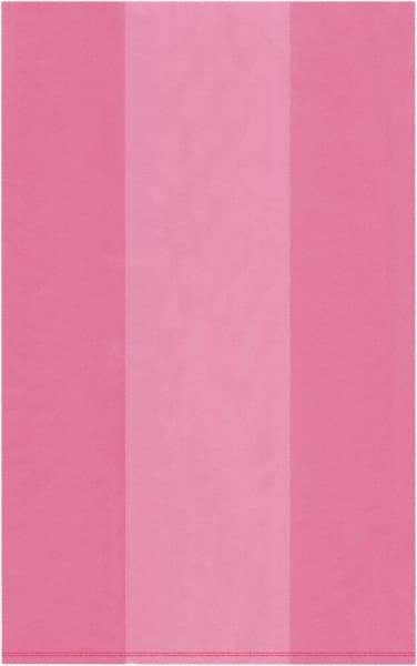 Value Collection - 24 x 36", 2 mil Anti-Static Gusseted Polybags - Pink - Industrial Tool & Supply