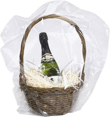 Made in USA - 32 x 30", 100 Gauge Domed Shrink Bags - Clear - Industrial Tool & Supply