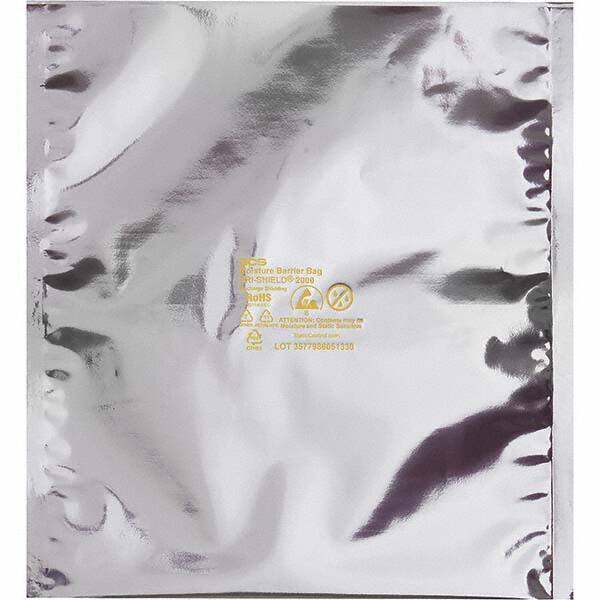 Made in USA - 4 x 6", 3.6 mil Moisture Barrier Bag - Silver - Industrial Tool & Supply