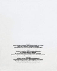 Value Collection - 9 x 12", 1 mil Flat Suffocation Warning Polybags - Clear - Industrial Tool & Supply