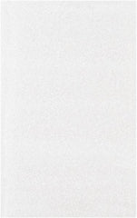 Made in USA - 5 x 8", Flush Cut Foam Pouches - White - Industrial Tool & Supply