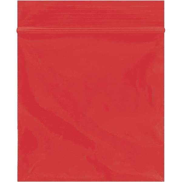 Value Collection - 3 x 3", 2 mil Reclosable Polybags - Red - Industrial Tool & Supply