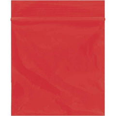 Value Collection - 3 x 3", 2 mil Reclosable Polybags - Red - Industrial Tool & Supply