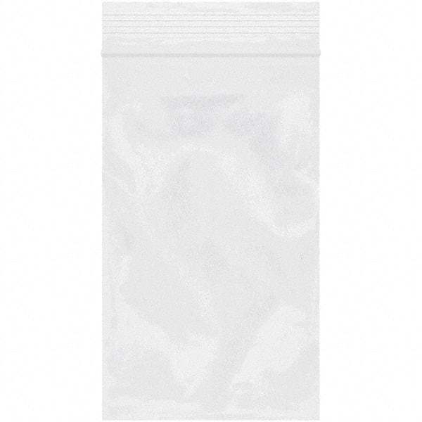 Value Collection - 3 x 5", 2 mil Reclosable Polybags - White - Industrial Tool & Supply