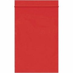 Value Collection - 4 x 6", 2 mil Reclosable Polybags - Red - Industrial Tool & Supply