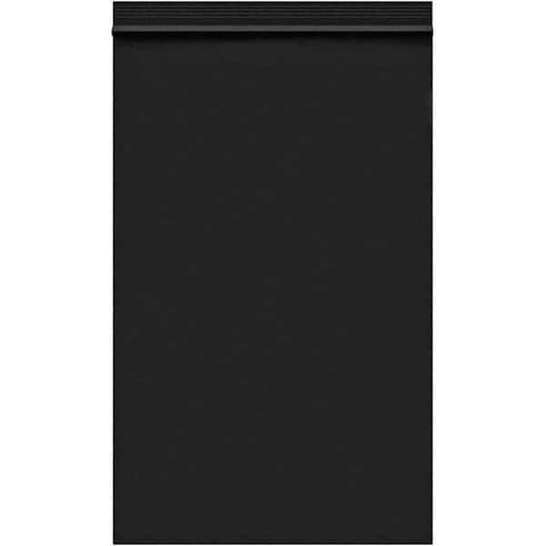 Value Collection - 5 x 8", 2 mil Reclosable Polybags - Black - Industrial Tool & Supply