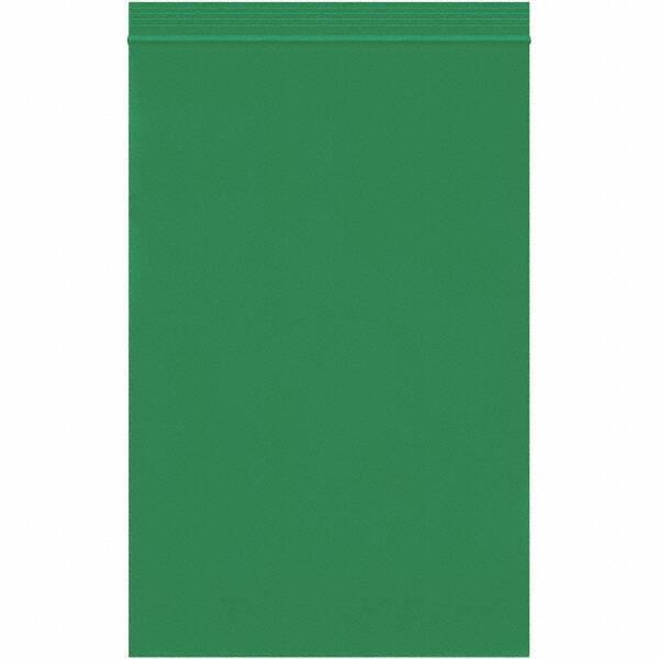 Value Collection - 6 x 9", 2 mil Reclosable Polybags - Green - Industrial Tool & Supply