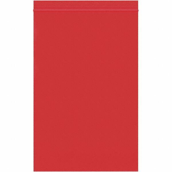 Value Collection - 6 x 9", 2 mil Reclosable Polybags - Red - Industrial Tool & Supply