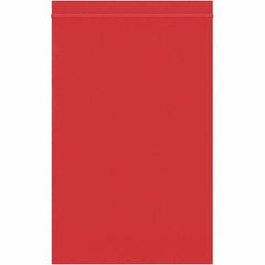 Value Collection - 6 x 9", 2 mil Reclosable Polybags - Red - Industrial Tool & Supply