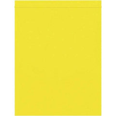 Value Collection - 8 x 10", 2 mil Reclosable Polybags - Yellow - Industrial Tool & Supply