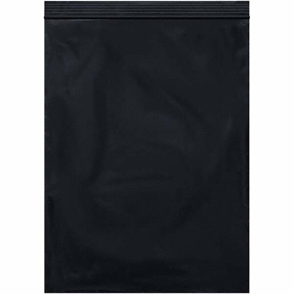Value Collection - 9 x 12", 2 mil Reclosable Polybags - Black - Industrial Tool & Supply