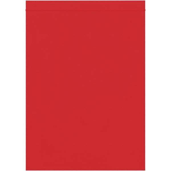 Value Collection - 9 x 12", 2 mil Reclosable Polybags - Red - Industrial Tool & Supply