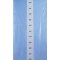 Made in USA - 54 x 96", 4 mil Gusseted Polybags - Blue - Industrial Tool & Supply