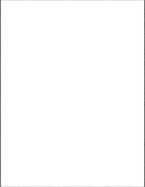 Tape Logic - 11" Long, White Polyester Laser Label - For Laser Printers - Industrial Tool & Supply