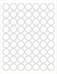 Tape Logic - 1" Long, Clear Paper Laser Label - For Laser Printers - Industrial Tool & Supply