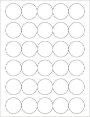 Tape Logic - 1-1/2" Long, Gloss White Paper Laser Label - For Laser Printers - Industrial Tool & Supply