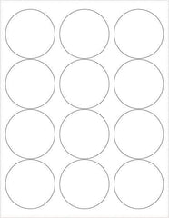 Tape Logic - 2-1/2" Long, White Paper Laser Label - For Laser Printers - Industrial Tool & Supply