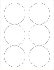 Tape Logic - 3" Long, White Paper Laser Label - For Laser Printers - Industrial Tool & Supply