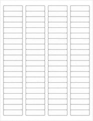 Tape Logic - 1-3/4" Long, Clear Paper Laser Label - For Laser Printers - Industrial Tool & Supply