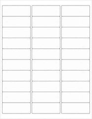 Tape Logic - 2-5/8" Long, Clear Paper Laser Label - For Laser Printers - Industrial Tool & Supply