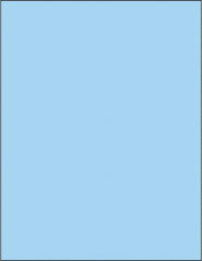 Tape Logic - 11" Long, Pastel Blue Paper Laser Label - For Laser Printers - Industrial Tool & Supply