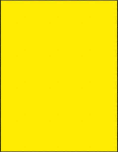 Tape Logic - 11" Long, Fluorescent Yellow Paper Laser Label - For Laser Printers - Industrial Tool & Supply