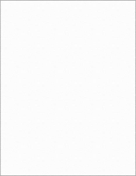 Tape Logic - 11" Long, Clear Paper Laser Label - For Laser Printers - Industrial Tool & Supply