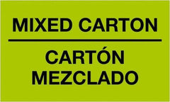 Tape Logic - 5" Long, Fluorescent Green Paper Shipping Label - For Multi-Use - Industrial Tool & Supply