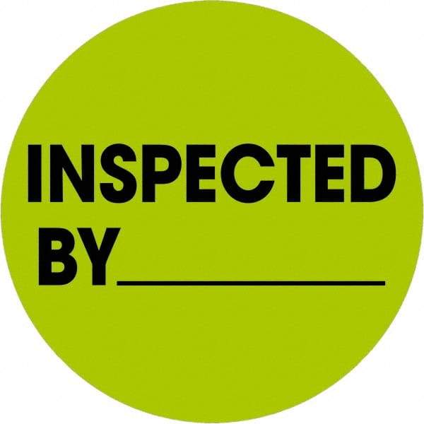 Tape Logic - 2" Long, Fluorescent Green Paper Inventory Labels - For Multi-Use - Industrial Tool & Supply