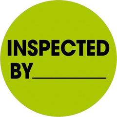 Tape Logic - 2" Long, Fluorescent Green Paper Inventory Labels - For Multi-Use - Industrial Tool & Supply