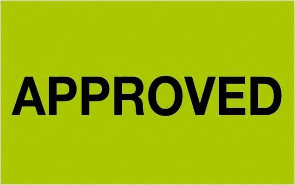 Tape Logic - 2" Long, Fluorescent Green Paper Shipping Label - For Multi-Use - Industrial Tool & Supply