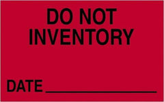 Tape Logic - 2" Long, Fluorescent Red Paper Shipping Label - For Multi-Use - Industrial Tool & Supply