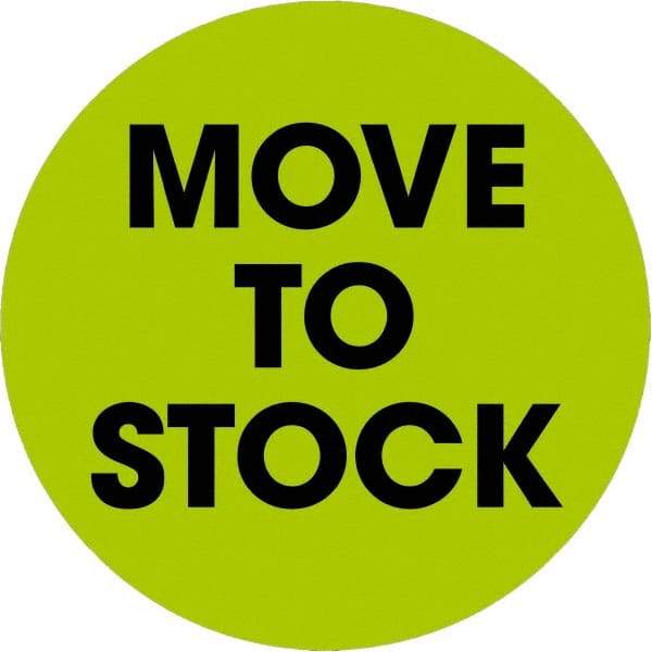 Tape Logic - 2" Long, Fluorescent Green Paper Inventory Labels - For Multi-Use - Industrial Tool & Supply