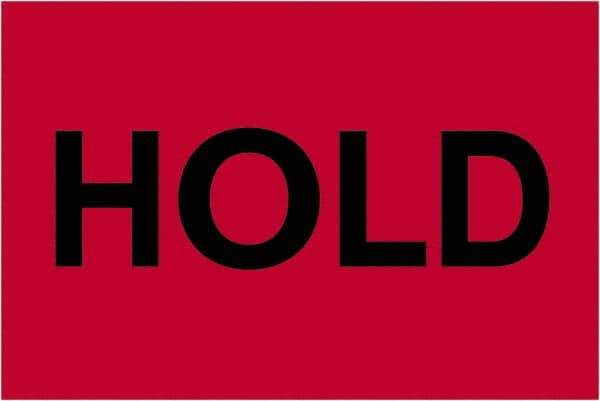 Tape Logic - 3" Long, Fluorescent Red Paper Inventory Labels - For Multi-Use - Industrial Tool & Supply