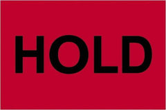 Tape Logic - 3" Long, Fluorescent Red Paper Inventory Labels - For Multi-Use - Industrial Tool & Supply